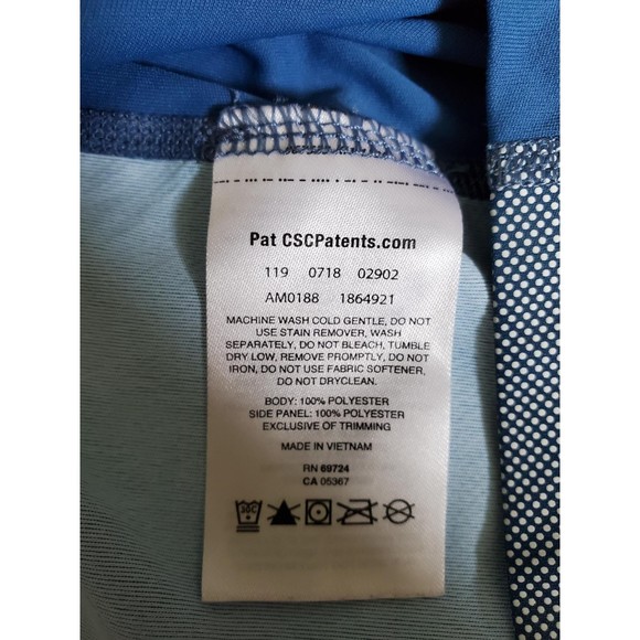 Columbia mens size XL short sleeve Omni shade sun reflecting shiny t-shirt blue - Picture 3 of 5